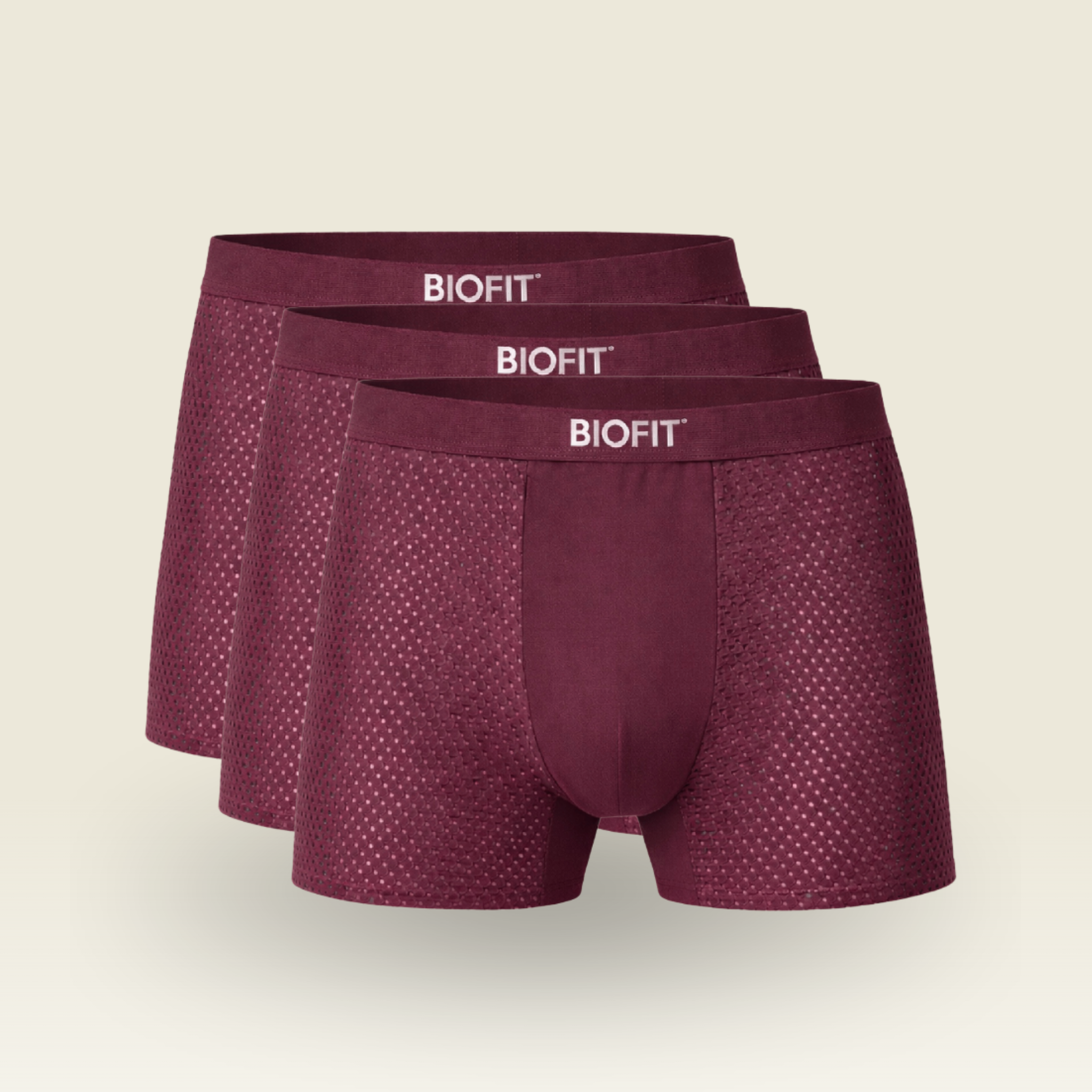 BIOFIT® Essentials Boxer Trunks Red